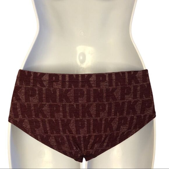 Pink brand maroon hipster panties Nwot - Picture 3 of 5
